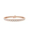 Lab Grown Diamonds 14k Rose Gold 5.00 Ct. Tw. Lab Grown Diamond Bracelet