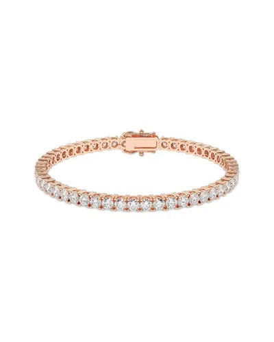 LAB GROWN DIAMONDS 14K ROSE GOLD 8.00 CT. TW. LAB-GROWN DIAMOND BRACELET