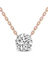 Lab Grown Diamonds 14k Rose Gold 8.00 Ct. Tw. Lab-grown Diamond Necklace