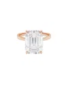 Lab Grown Diamonds 14k Rose Gold 8.20 Ct. Tw. Lab-grown Diamond Ring In Gold