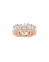 Lab Grown Diamonds 14k Rose Gold 8.25 Ct. Tw. Lab-grown Diamond Eternity Ring