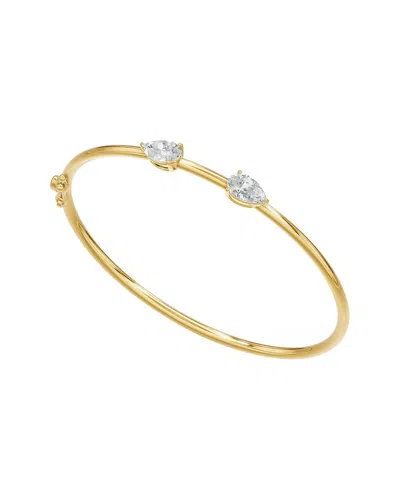 Lab Grown Diamonds 18k Over Silver 2.00 Ct. Tw. Lab-grown Diamond Bracelet In Gold