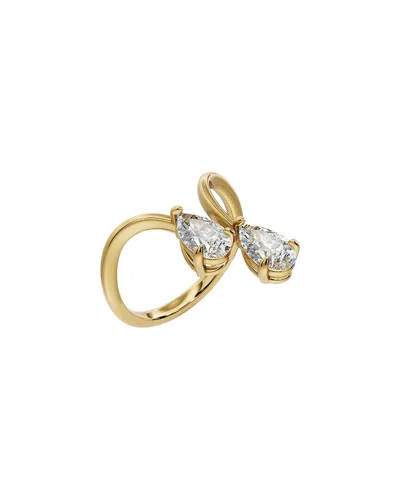 Lab Grown Diamonds 18k Plated 1.00 Ct. Tw. Lab-grown Diamond Ring In Gold
