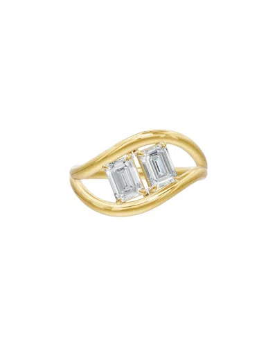 Lab Grown Diamonds 18k Plated 1.14 Ct. Tw. Lab-grown Diamond Ring In Purple