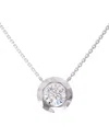 Lab Grown Diamonds 18k Vermeil 3.02 Ct. Tw. Lab-grown Diamond Pendant Necklace In Metallic