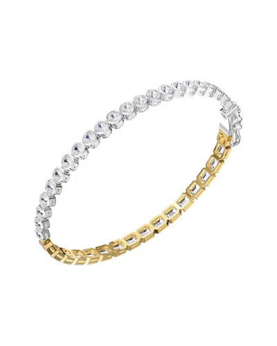 Lab Grown Diamonds 18k Vermeil 6.39 Ct. Tw. Lab-grown Diamond Tennis Bracelet
