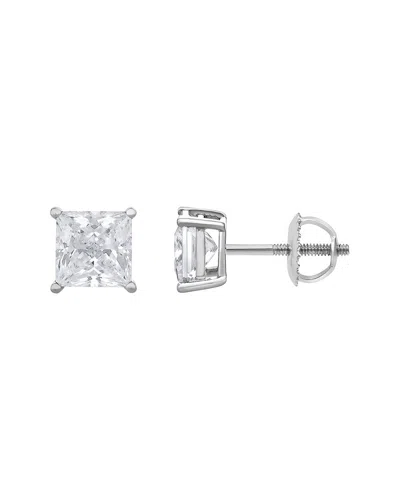 Lab Grown Diamonds 2.00 Ct. Tw. Lab-grown Diamond Stud Earrings In Neutral