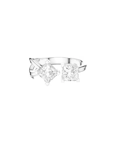 Lab Grown Diamonds Amairah 14k 1.50 Ct. Tw. Lab-grown Diamond 2 Stone Ring In Metallic