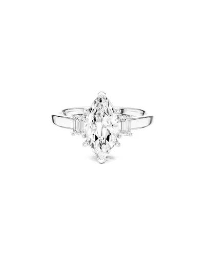 Lab Grown Diamonds Amairah 14k 1.75 Ct. Tw. Lab-grown Diamond 3 Stone Ring In Metallic