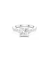 Lab Grown Diamonds Amairah 14k 2.00 Ct. Tw. Lab-grown Diamond 3 Stone Ring In Metallic