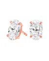 Lab Grown Diamonds Amairah 14k 2.00 Ct. Tw. Lab-grown Diamond Earrings In Metallic