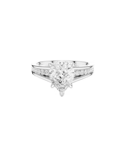 Lab Grown Diamonds Amairah 14k 2.00 Ct. Tw. Lab-grown Diamond Engagement Ring In Silver