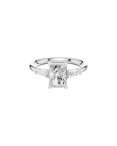 Lab Grown Diamonds Amairah 14k 2.15 Ct. Tw. Lab-grown Diamond 3 Stone Ring In Silver