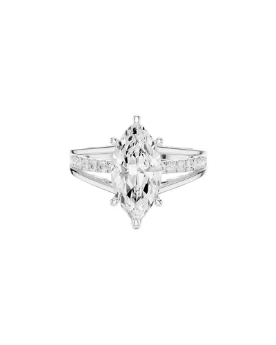 Lab Grown Diamonds Amairah 14k 2.15 Ct. Tw. Lab-grown Diamond Engagement Ring In Metallic