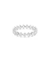 Lab Grown Diamonds Amairah 14k 2.15 Ct. Tw. Lab-grown Diamond Eternity Ring In Silver