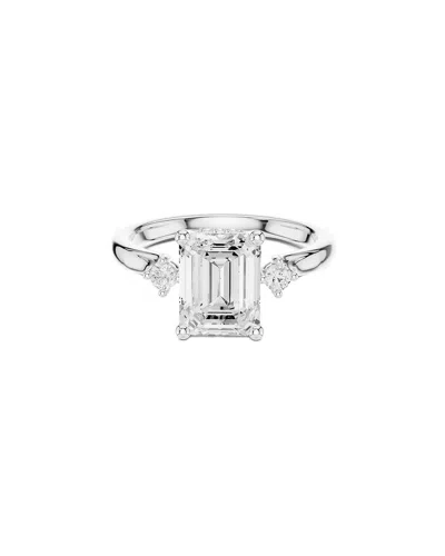 Lab Grown Diamonds Amairah 14k 2.25 Ct. Tw. Lab-grown Diamond 3 Stone Ring In Blue