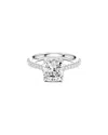Lab Grown Diamonds Amairah 14k 2.25 Ct. Tw. Lab-grown Diamond Engagement Ring In Silver