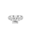 Lab Grown Diamonds Amairah 14k 2.50 Ct. Tw. Lab-grown Diamond 3 Stone Ring In Silver