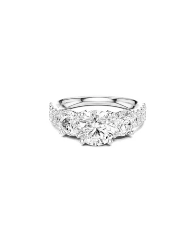 Lab Grown Diamonds Amairah 14k 2.50 Ct. Tw. Lab-grown Diamond 3 Stone Ring In Metallic