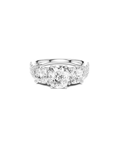 Lab Grown Diamonds Amairah 14k 3.35 Ct. Tw. Lab-grown Diamond 3 Stone Ring In White