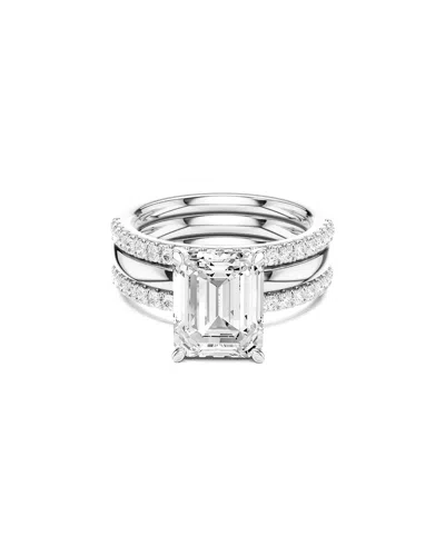 Lab Grown Diamonds Amairah 14k 3.35 Ct. Tw. Lab-grown Diamond Engagement Ring In Metallic