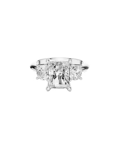 Lab Grown Diamonds Amairah 14k 3.50 Ct. Tw. Lab-grown Diamond 3 Stone Ring In Metallic
