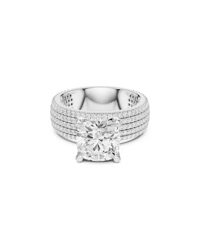Lab Grown Diamonds Amairah 14k 3.85 Ct. Tw. Lab-grown Diamond Engagement Ring In Metallic