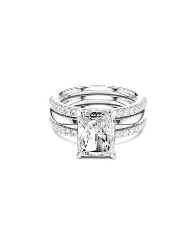 Lab Grown Diamonds Amairah 14k 4.00 Ct. Tw. Lab-grown Diamond Engagement Ring In Metallic