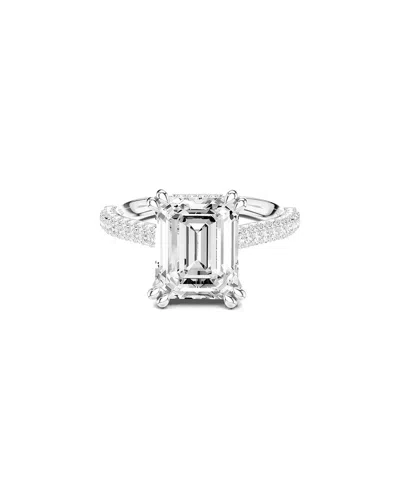 Lab Grown Diamonds Amairah 14k 4.35 Ct. Tw. Lab-grown Diamond Engagement Ring In Metallic