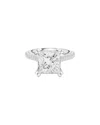 Lab Grown Diamonds Amairah 14k 4.50 Ct. Tw. Lab-grown Diamond Engagement Ring In Silver