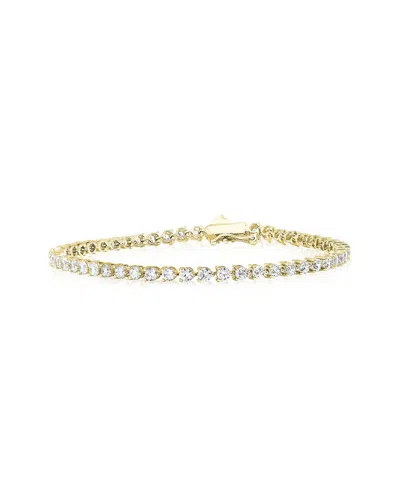 Lab Grown Diamonds Amairah 14k 5.00 Ct. Tw. Lab-grown Diamond Tennis Bracelet In Gold