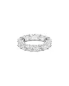 Lab Grown Diamonds Amairah 14k 5.35 Ct. Tw. Lab-grown Diamond Eternity Ring In Silver
