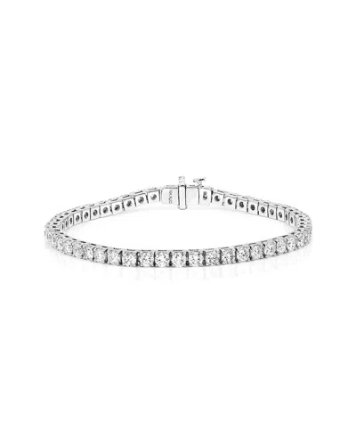 Lab Grown Diamonds Amairah 14k 7.00 Ct. Tw. Lab-grown Diamond Tennis Bracelet In Metallic
