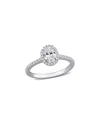 Lab Grown Diamonds Creative Forever 14k 0.99 Ct. Tw. Lab-grown Diamond Halo Ring