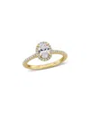 Lab Grown Diamonds Creative Forever 14k 0.99 Ct. Tw. Lab-grown Diamond Halo Ring