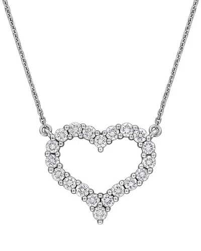 LAB GROWN DIAMONDS CREATED FOREVER 14K 1.00 CT. TW. LAB-GROWN DIAMOND CENTER DESIGN NECKLACE