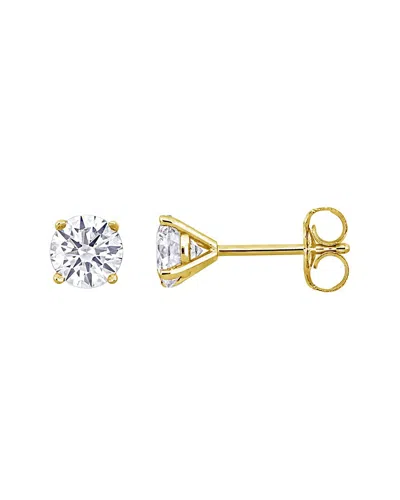 Lab Grown Diamonds Creative Forever 14k 1.00 Ct. Tw. Lab-grown Diamond Stud Earrings In Gold
