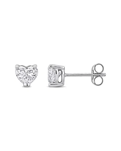Lab Grown Diamonds Creative Forever 14k 1.00 Ct. Tw. Lab-grown Diamond Stud Earrings In Metallic