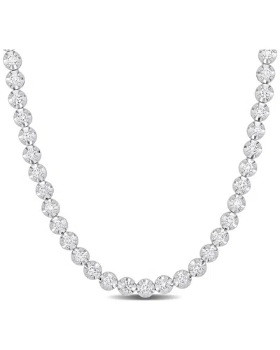 LAB GROWN DIAMONDS CREATED FOREVER 14K 10.74 CT. TW. LAB-GROWN DIAMOND TENNIS NECKLACE