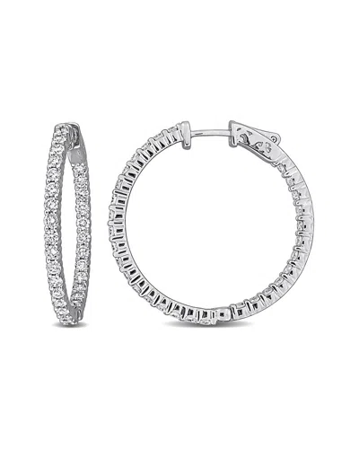 LAB GROWN DIAMONDS CREATED FOREVER 14K 2.70 CT. TW. LAB-GROWN DIAMOND HOOP EARRINGS