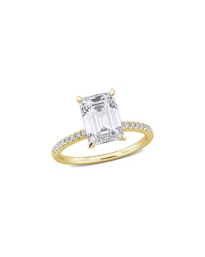 Lab Grown Diamonds Creative Forever 14k 3.11 Ct. Tw. Lab-grown Diamond Solitaire Ring In Gold