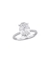 Lab Grown Diamonds Creative Forever 14k 3.16 Ct. Tw. Lab-grown Diamond Center Design Ring