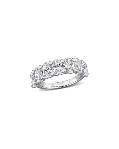 Lab Grown Diamonds Creative Forever 14k 3.50 Ct. Tw. Lab-grown Diamond Statement Ring In Metallic