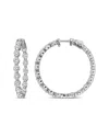 Lab Grown Diamonds Creative Forever 14k 6.12 Ct. Tw. Lab-grown Diamond Hoop Earrings