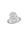 Lab Grown Diamonds Creative Forever 14k 7.04 Ct. Tw. Lab-grown Diamond Solitaire Ring