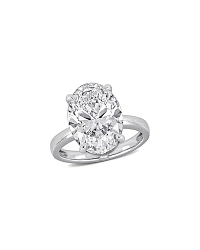 Lab Grown Diamonds Creative Forever 14k 7.04 Ct. Tw. Lab-grown Diamond Solitaire Ring In Metallic