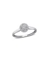 Lab Grown Diamonds Creative Forever 18k 0.20 Ct. Tw. Lab-grown Diamond Halo Ring