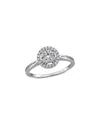 Lab Grown Diamonds Creative Forever 18k 0.35 Ct. Tw. Lab-grown Diamond Halo Ring