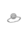Lab Grown Diamonds Creative Forever 18k 0.37 Ct. Tw. Lab-grown Diamond Halo Ring
