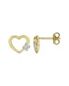 Lab Grown Diamonds Creative Forever Silver 0.14 Ct. Tw. Lab-grown Diamond Stud Earrings